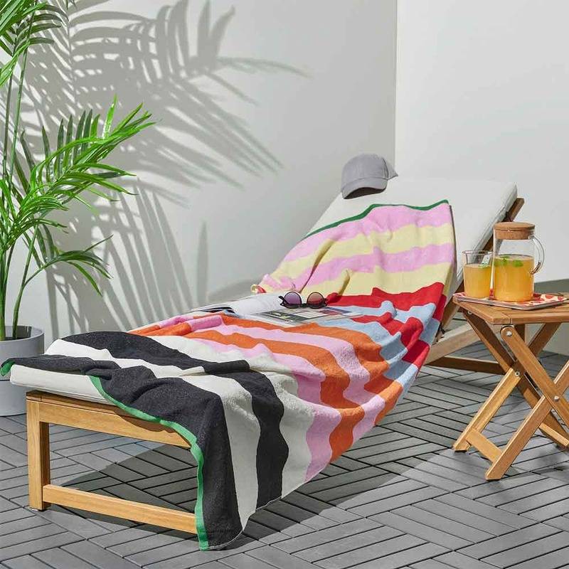 حوله ایکیا مدل IKEA ROSENOXALIS سایز 100×180 سانتی متر